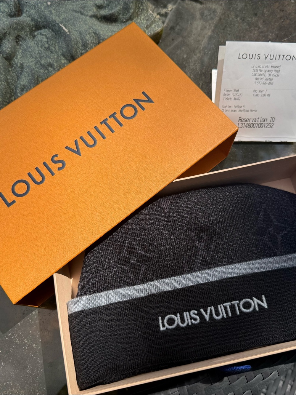 Louis Vuitton My Monogram Eclipse Hat